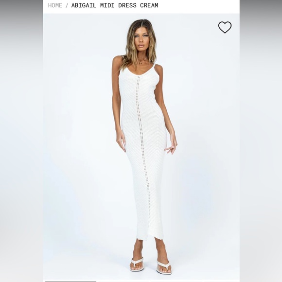 NWT! Abigail Midi Dress Princess Polly - Picture 2 of 4